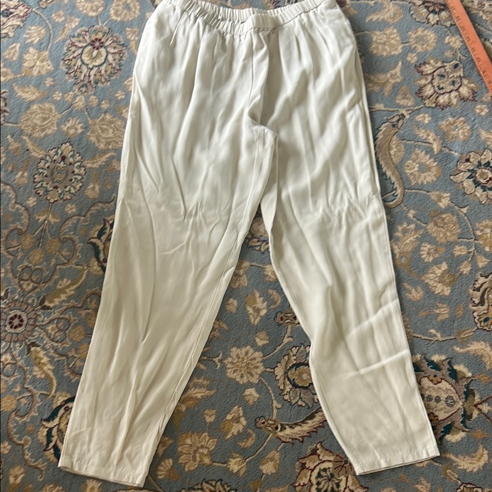 Eileen Fisher Cream Pants